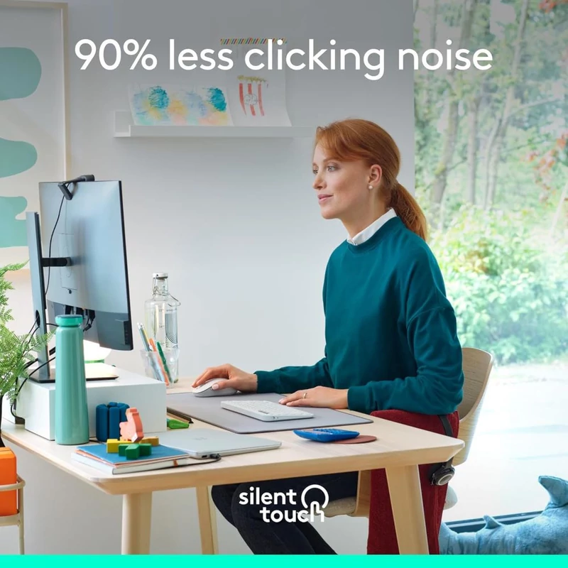 Logitech M650 Signature jobbkezes vezeték nélküli egér - Fehér (910-006255)
