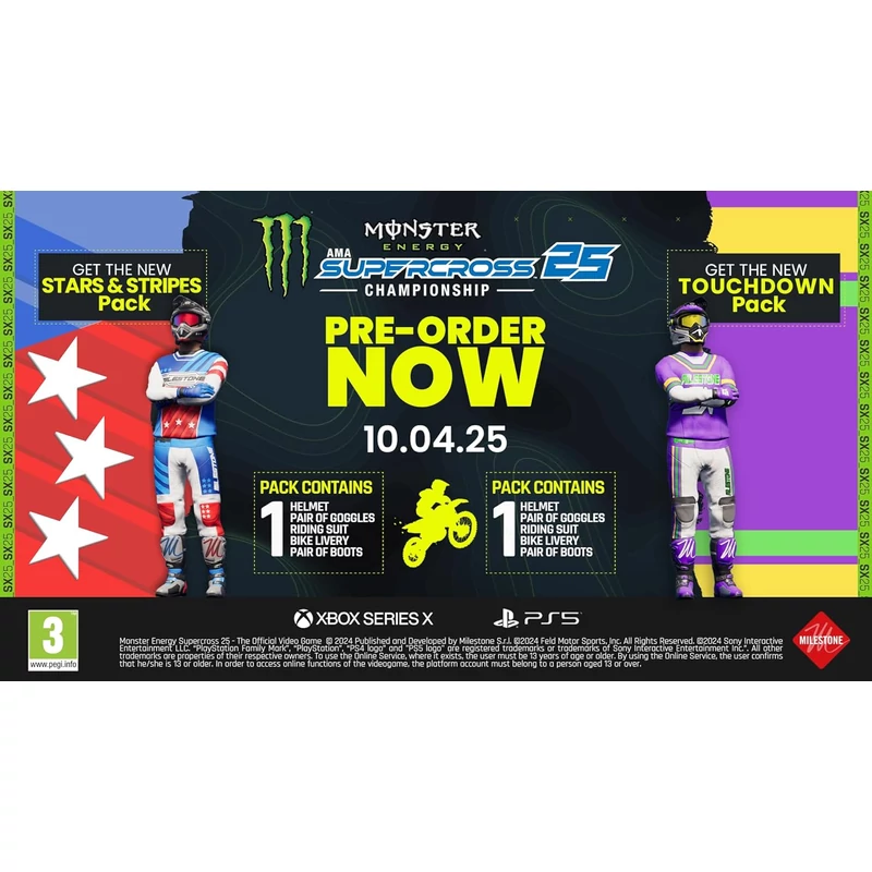 Monster Energy Supercross 25 Day One Edition (XSX)