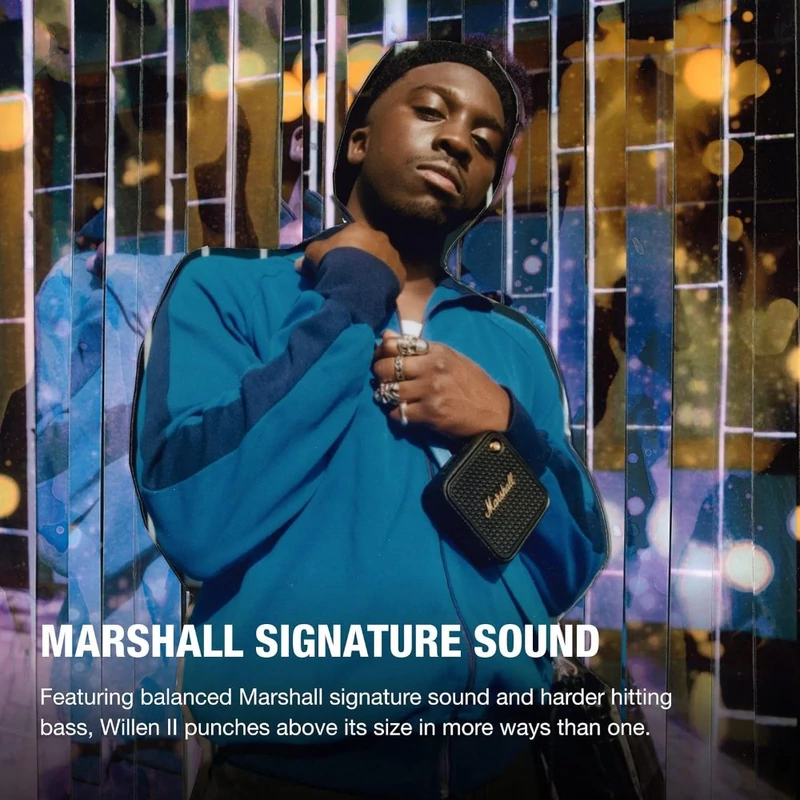 Marshall Willen II Bluetooth hangszóró - Fekete