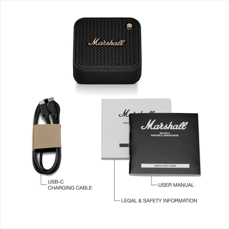 Marshall Willen II Bluetooth hangszóró - Fekete