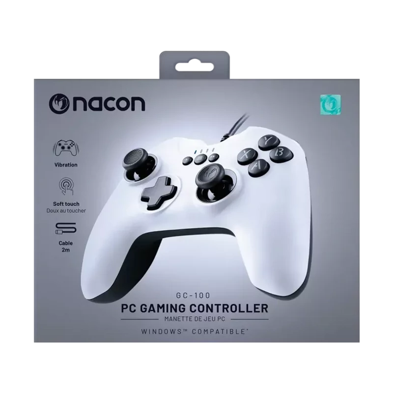 Nacon vezetékes irányítópad GC-100 Fehér (PC)