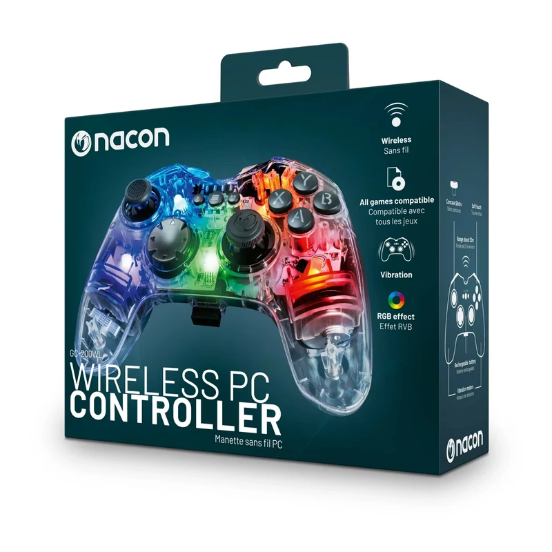 Nacon vezeték nélküli irányítópad GC-200WL RGB