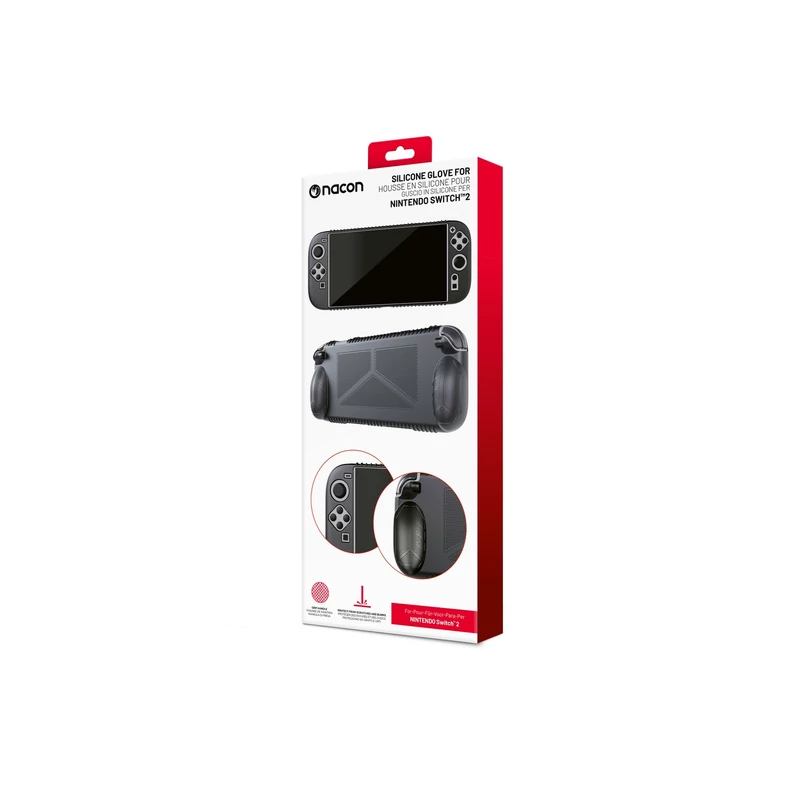 Nacon Switch 2 Szilikon Védőtok - Fekete (Switch 2)