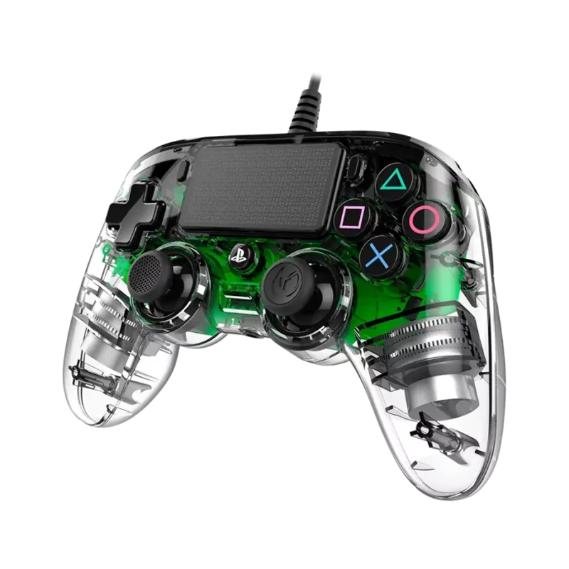  Nacon Wired Illuminated Compact Controller - Zöld (PS4)