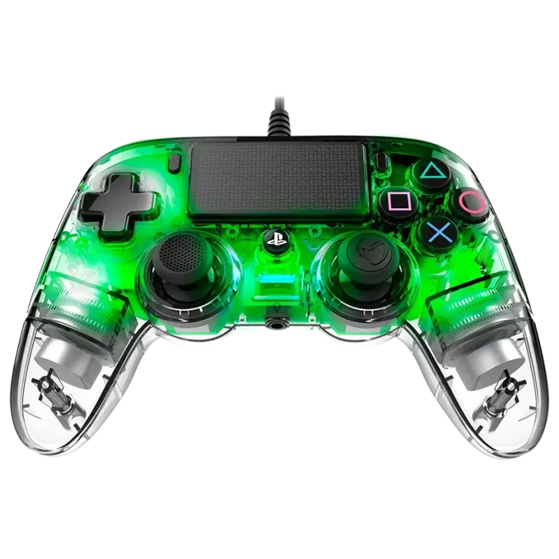  Nacon Wired Illuminated Compact Controller - Zöld (PS4)