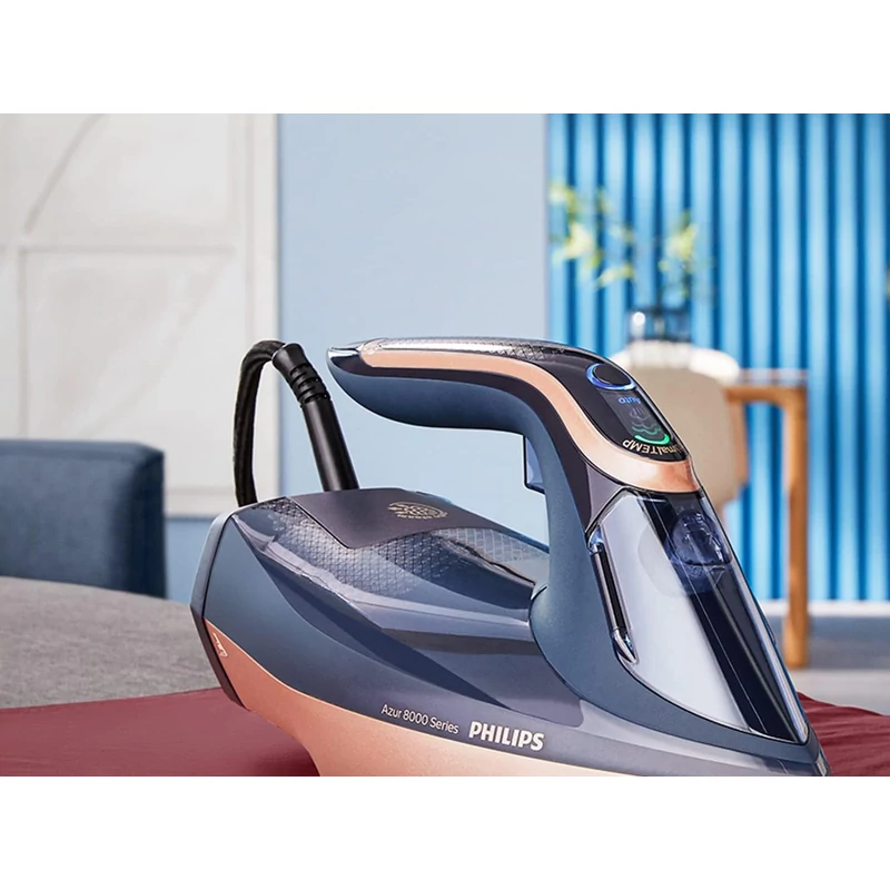 Philips DST8050/20 Azur Series 8000 gőzölős vasaló - Kék/Arany
