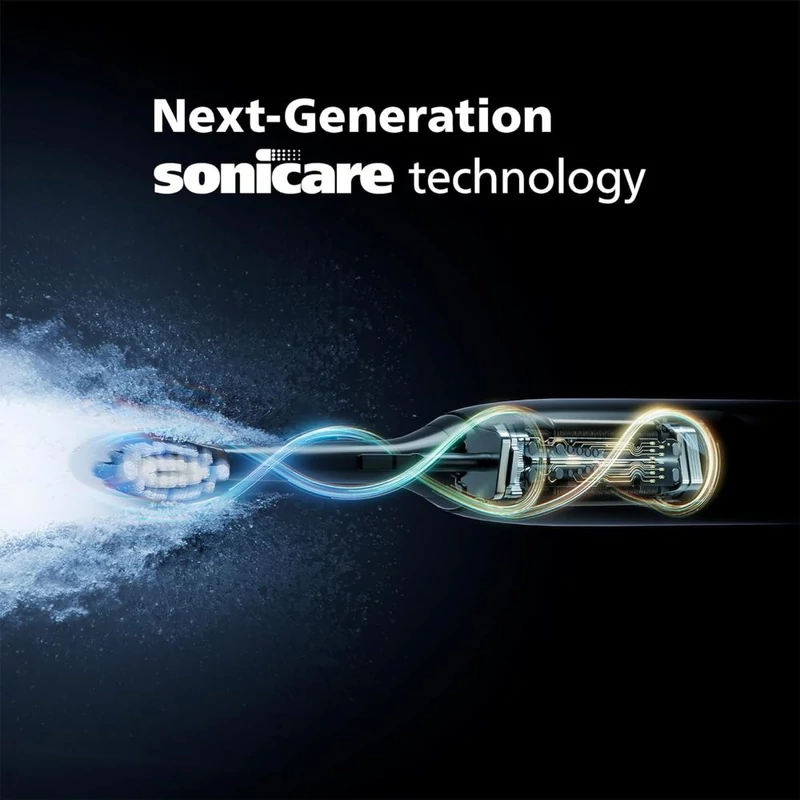 Philips HX7429/03 Sonicare 7100 elektromos fogkefe - Fekete+Fekete