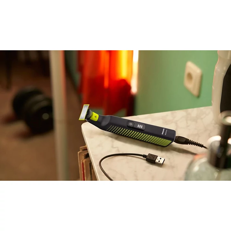 Philips QP6506/15 OneBlade Pro 360 hibrid borotva - Fekete (QP6506/15)