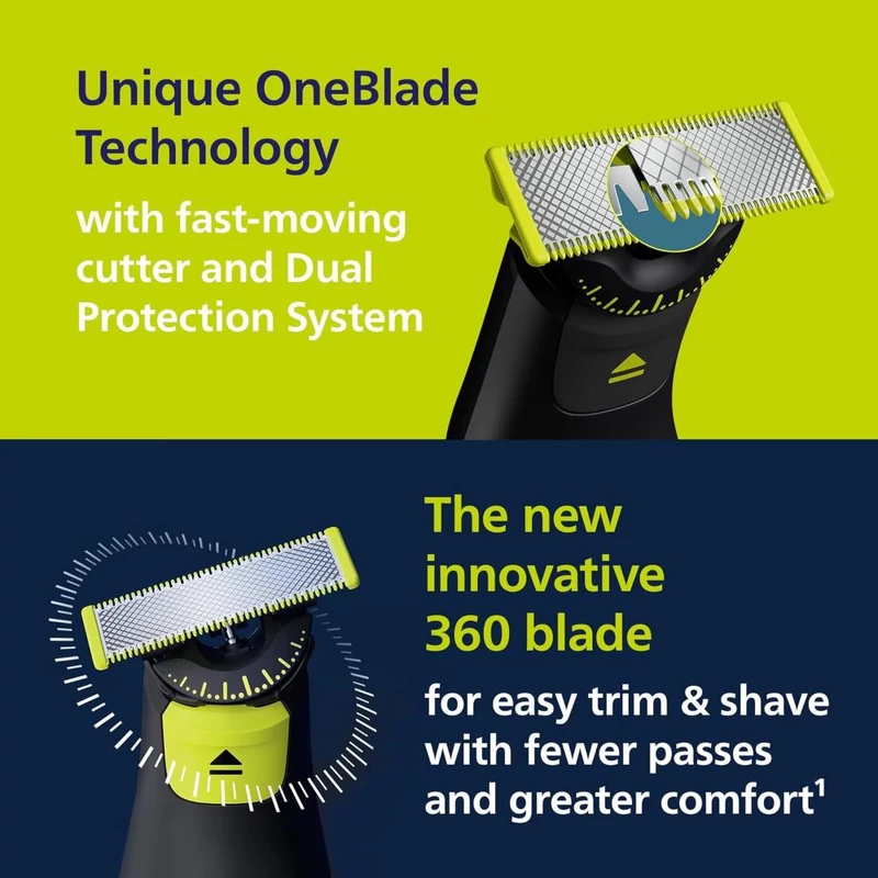 Philips QP6552/30 OneBlade Pro 360 hibrid borotva (QP6552/30)