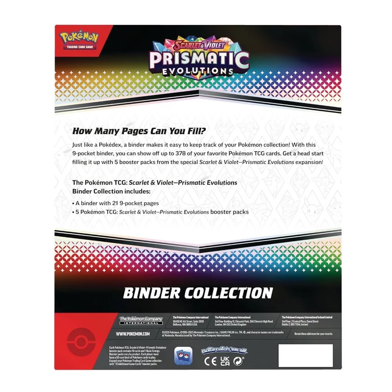 Pokémon TCG: Scarlet & Violet - Prismatic Evolutions - Binder Collection