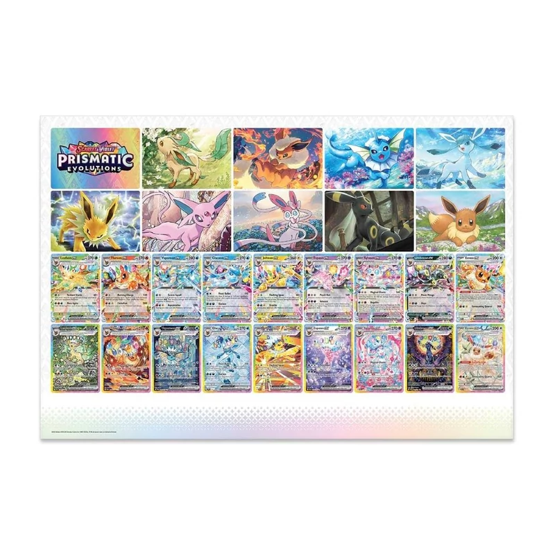 Pokémon TCG: Scarlet & Violet - Prismatic Evolutions - Poster Collection