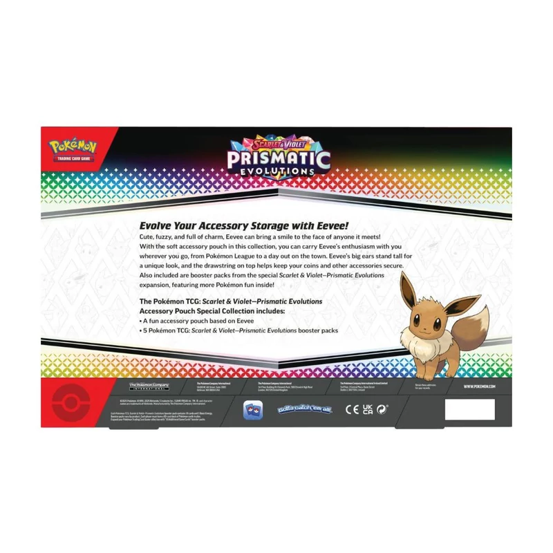 Pokémon TCG: Scarlet & Violet - Prismatic Evolutions - Accessory Pouch Special Collection