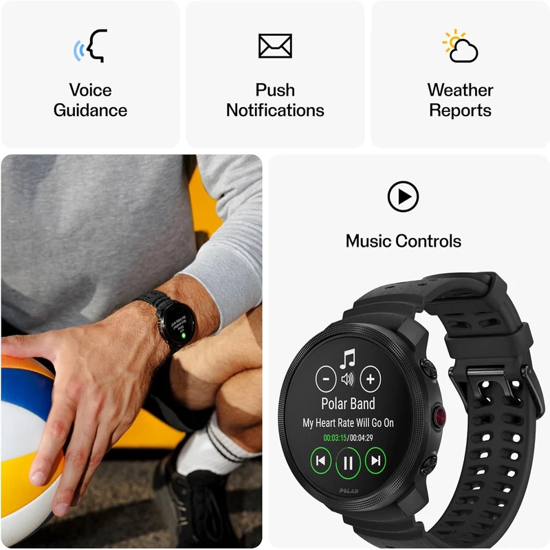 Polar Vantage M3 sportóra - Fekete (900113678)