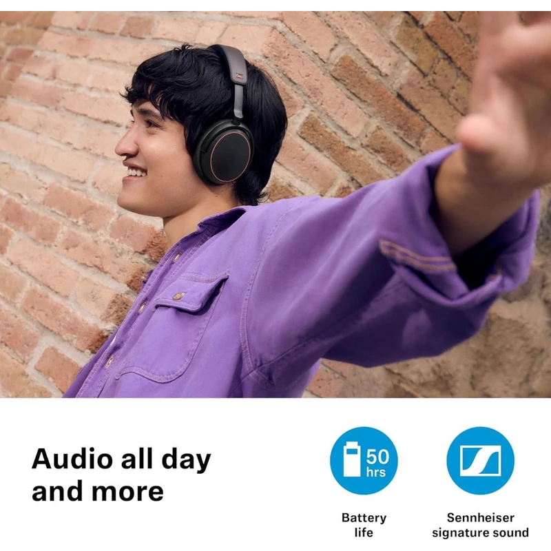 Sennheiser Accentum SE Wireless fejhallgató - Fekete/Réz (700427)