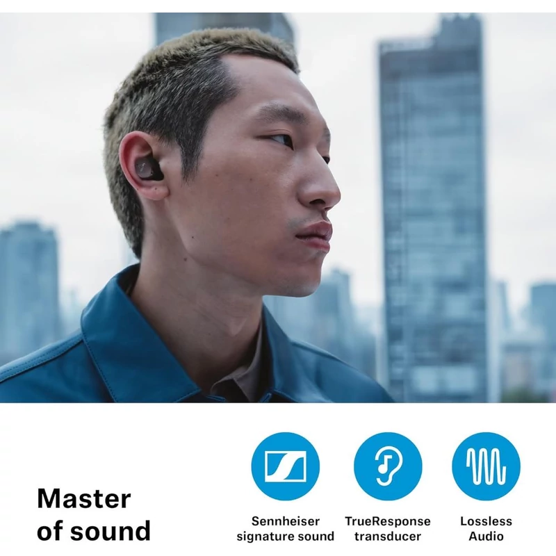 Sennheiser Momentum True Wireless 4 fülhallgató - Fekete/Réz (700367)