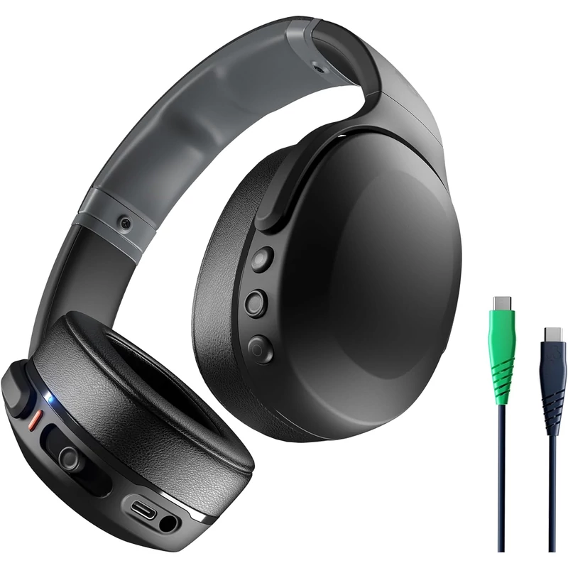 Skullcandy Crusher Evo Vezeték nélküli bluetooth fejhallgató - fekete (S6EVW-B957)