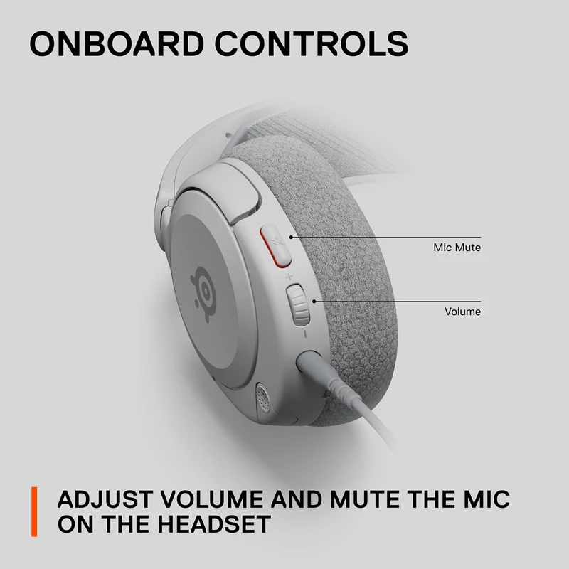Steelseries Arctis Nova 1P Wired Gaming Headset - Fehér (61612)