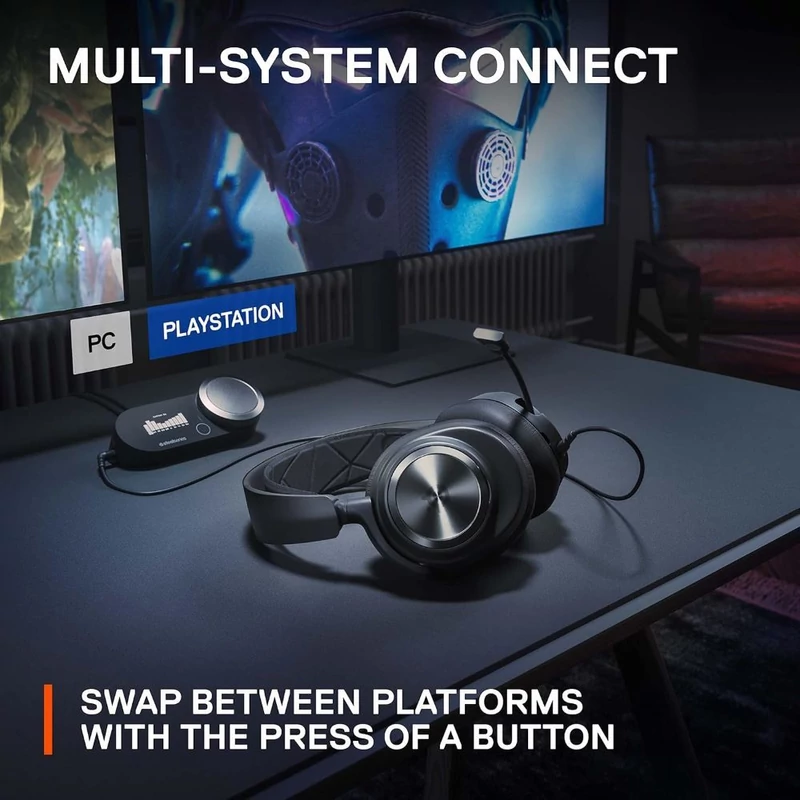 SteelSeries Arctis Nova Pro Wired Gaming Headset for PC/PS - Fekete (61527)