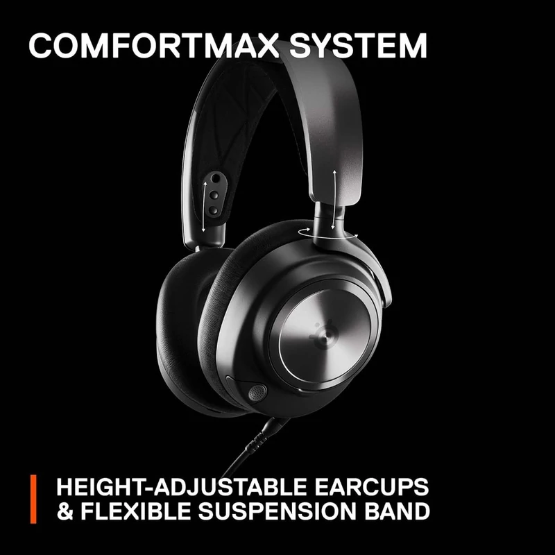 SteelSeries Arctis Nova Pro Wired Gaming Headset for PC/PS - Fekete (61527)