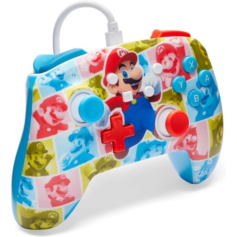 PowerA Enhanced Wired Controller Mario Hero Reel