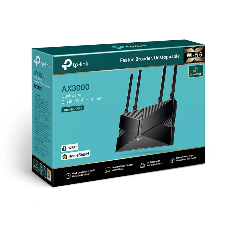 TP-Link Archer AX53 AX3000 Wi-Fi 6 Router 