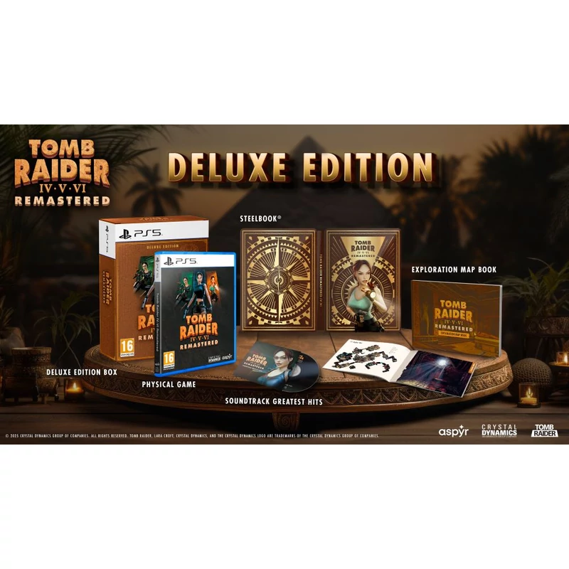 Tomb Raider IV-VI Remastered Starring Lara Croft Deluxe Edition (PS5)