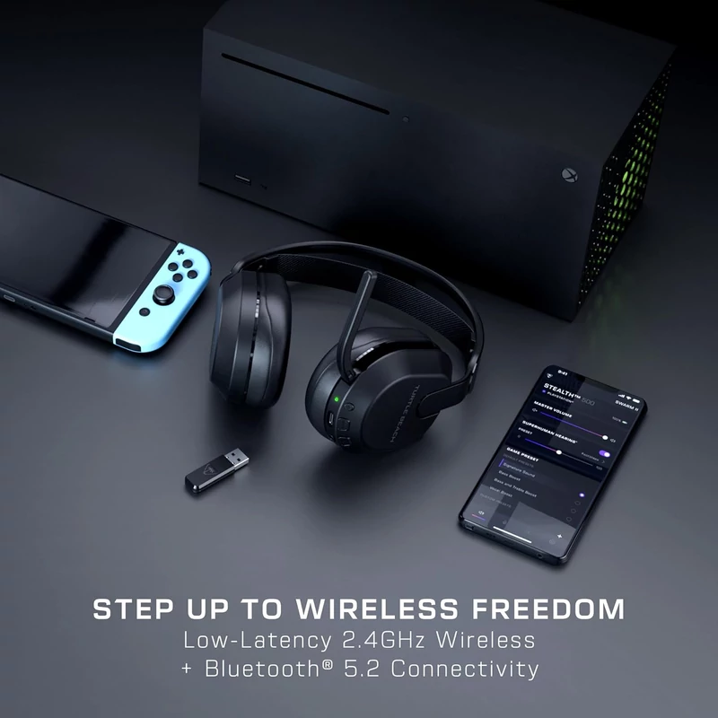 Turtle Beach Stealth 500XB Wireless Gaming Headset XB/PC - Fekete (TBS-2103-05)