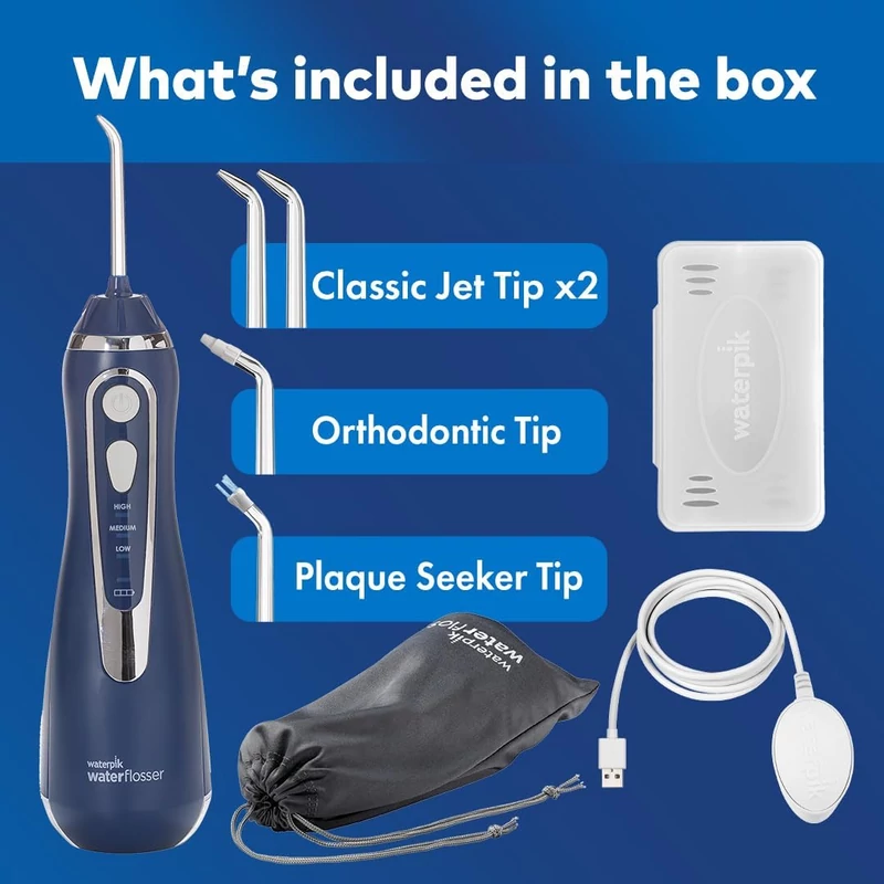 Waterpik Cordless Advanced szájzuhany - Kék (WP-583)