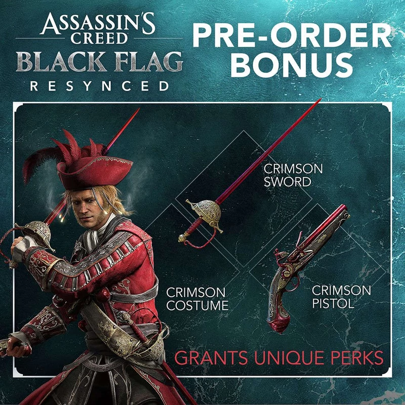 Assassin’s Creed Black Flag Resynced (PS5) + előrendelői DLC