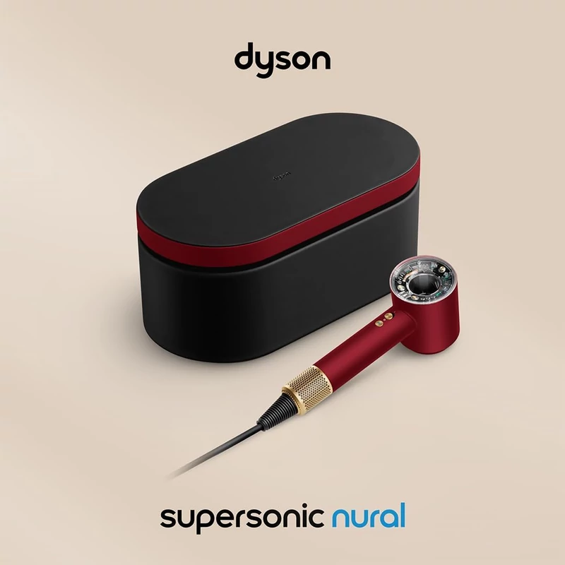 Dyson HD16 Supersonic Nural Smooth and Wavy hajszárító - Red Velvet/Gold (594823-01)