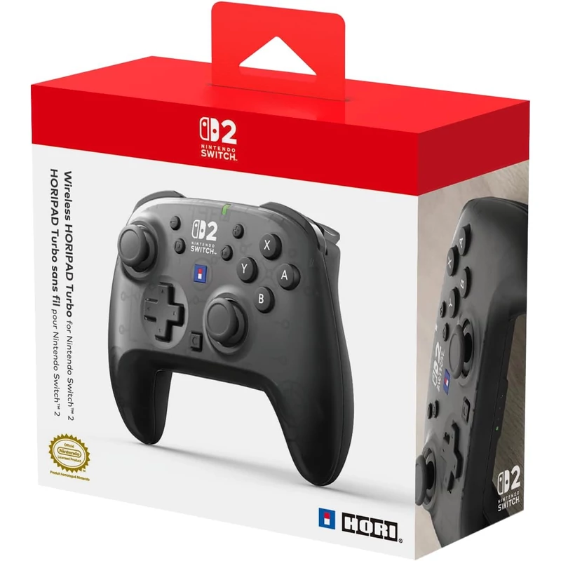 Nintendo Switch 2 Wireless Horipad Turbo Controller Black
