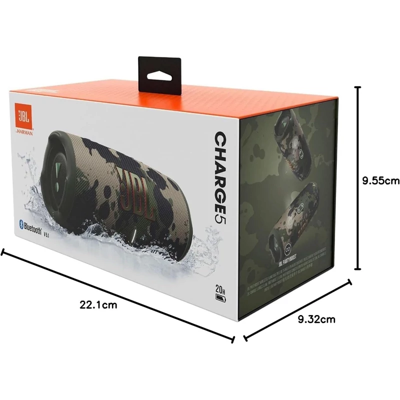 JBL CHARGE 5 Bluetooth hangszóró - Terepmintás