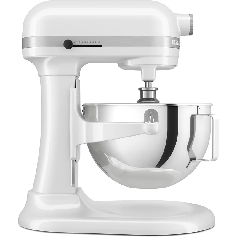 KitchenAid 5KSM55SXXEWH Heavy Duty 5,2l emelőkaros robotgép - Fehér