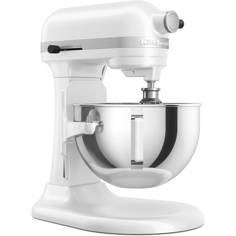 KitchenAid 5KSM55SXXEWH Heavy Duty 5,2l emelőkaros robotgép - Fehér