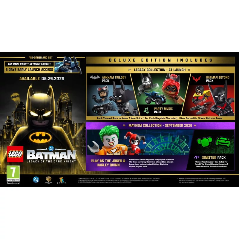 Lego Batman Legacy of the Dark Knight Deluxe Edition (XSX)