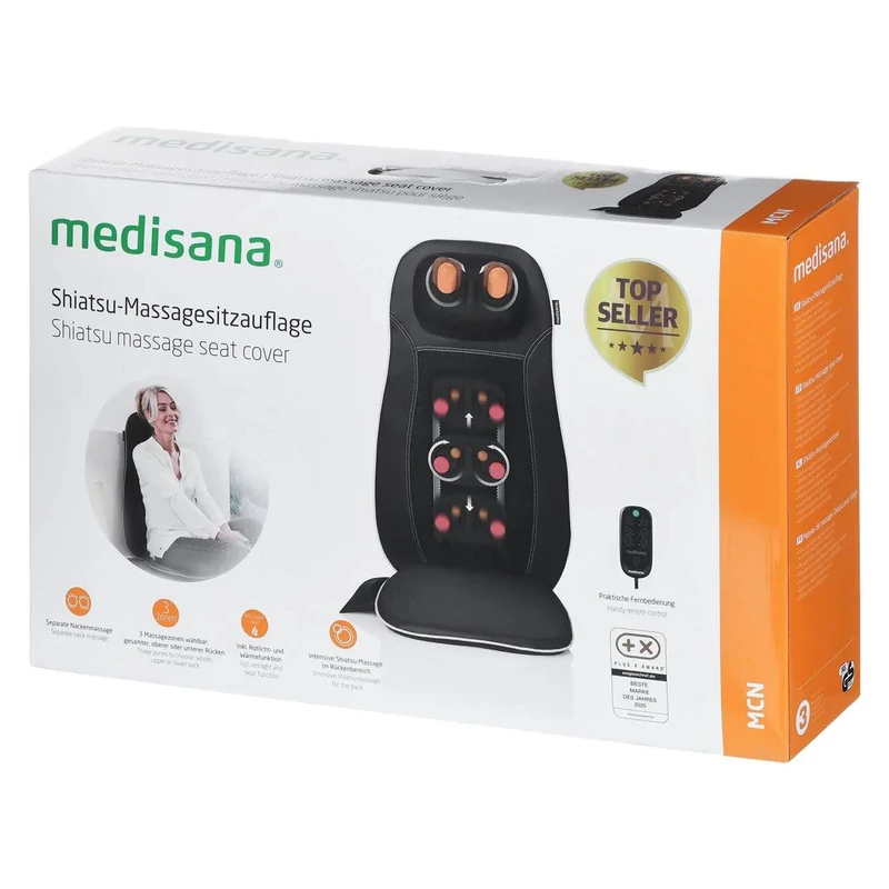 Medisana MCN Shiatsu masszázsülésbetét - Fekete