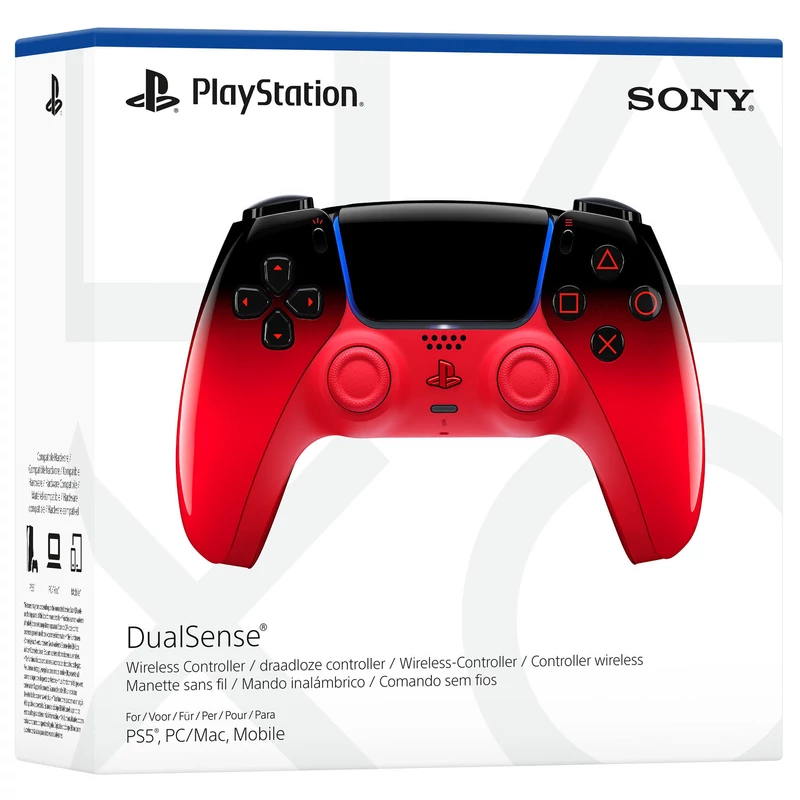Sony PlayStation®5 DualSense® vezeték nélküli vezérlő – Techno Red (PS5)