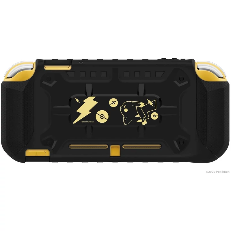 Nintendo Switch Lite Hori Hybrid System Armor  (Pikachu Black & Gold Edition)