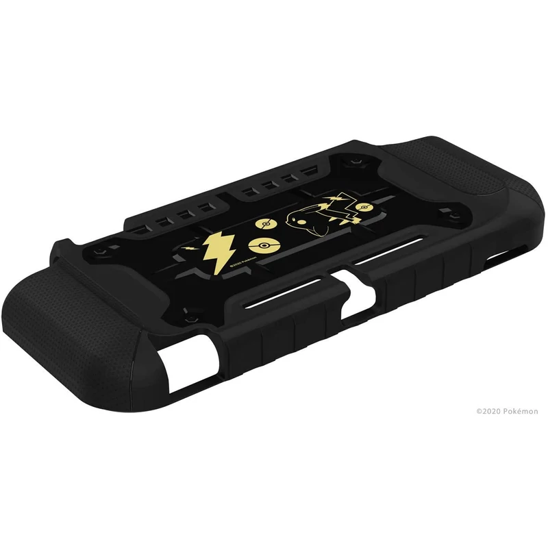 Nintendo Switch Lite Hori Hybrid System Armor  (Pikachu Black & Gold Edition)