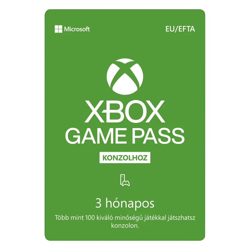 Microsoft XBOX Game Pass Ultimate 3 hónapos előfizetés (digitális kód)