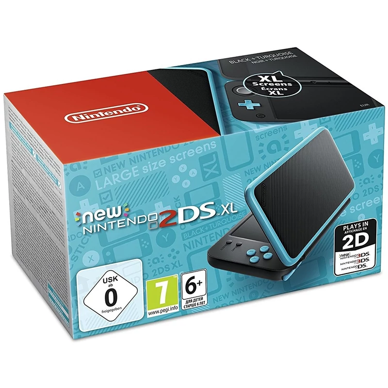 New Nintendo 2DS XL (Black/Turquise)