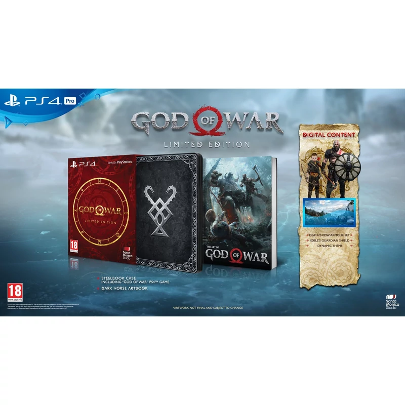 God of War Limited Edition (PS4) Magyar felirattal