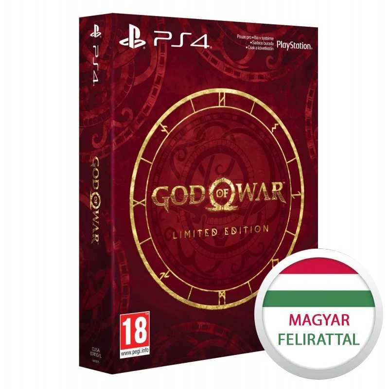 God of War Limited Edition (PS4) Magyar felirattal
