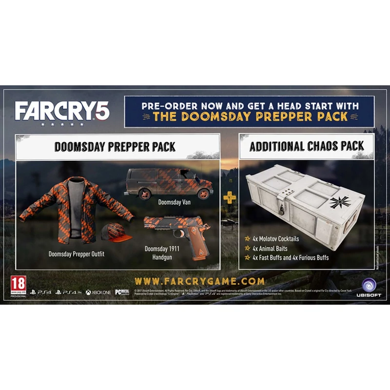 Far Cry 5 (PS4) + előrendelői DLC
