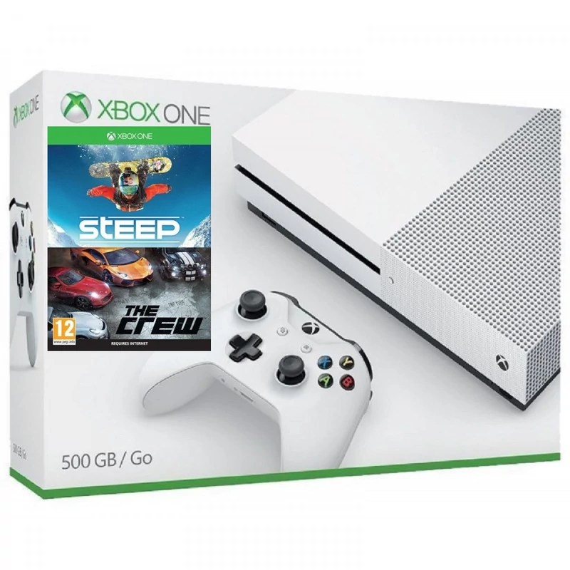 Xbox One S 500GB Slim fehér + Halo Master Chief Collection játék