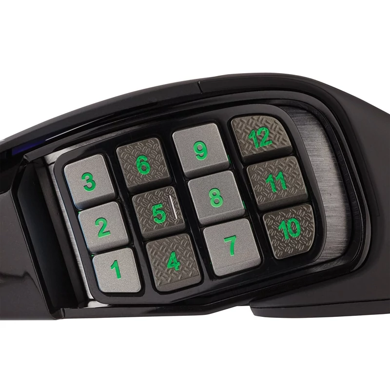 Corsair Scimitar PRO RGB MMO / MOBA Gaming optikai egér - Fekete (CH-9304111-EU)