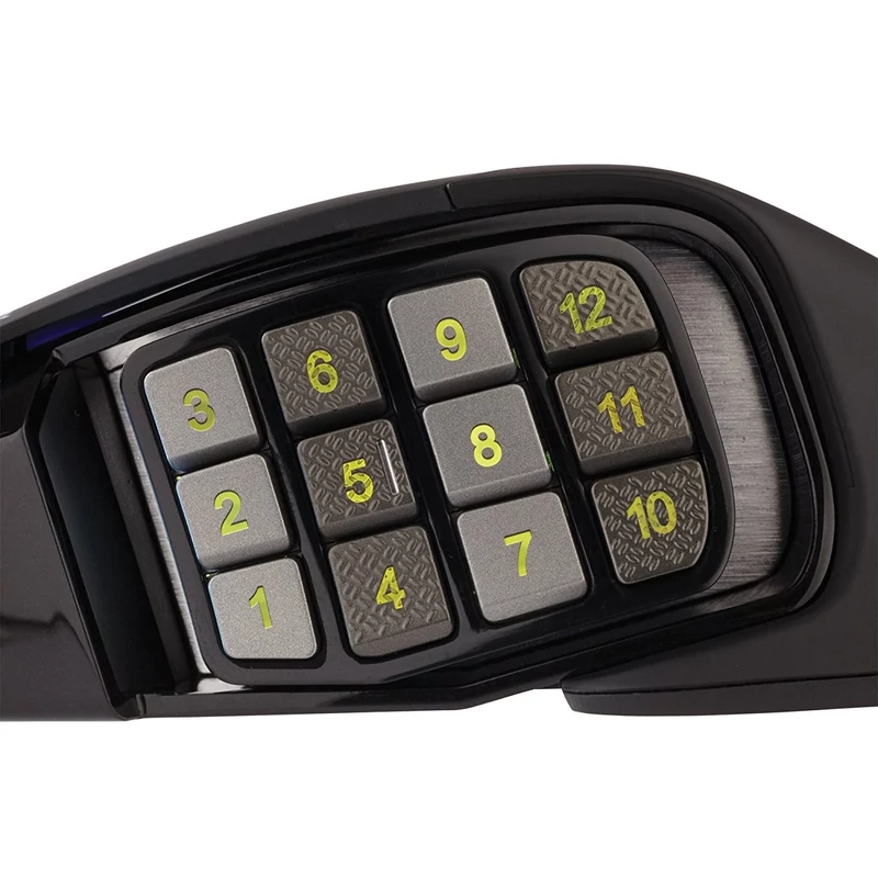 Corsair Scimitar PRO RGB MMO / MOBA Gaming optikai egér - Fekete (CH-9304111-EU)