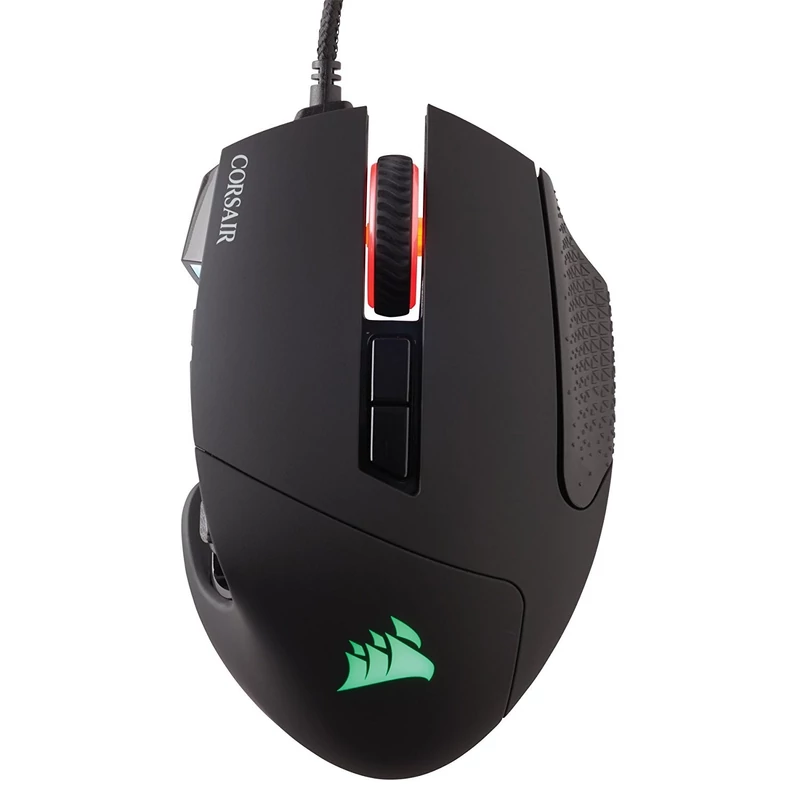 Corsair Scimitar PRO RGB MMO / MOBA Gaming optikai egér - Fekete (CH-9304111-EU)