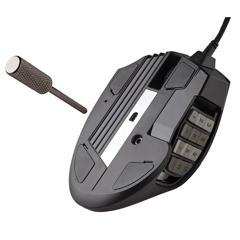 Corsair Scimitar PRO RGB MMO / MOBA Gaming optikai egér - Fekete (CH-9304111-EU)