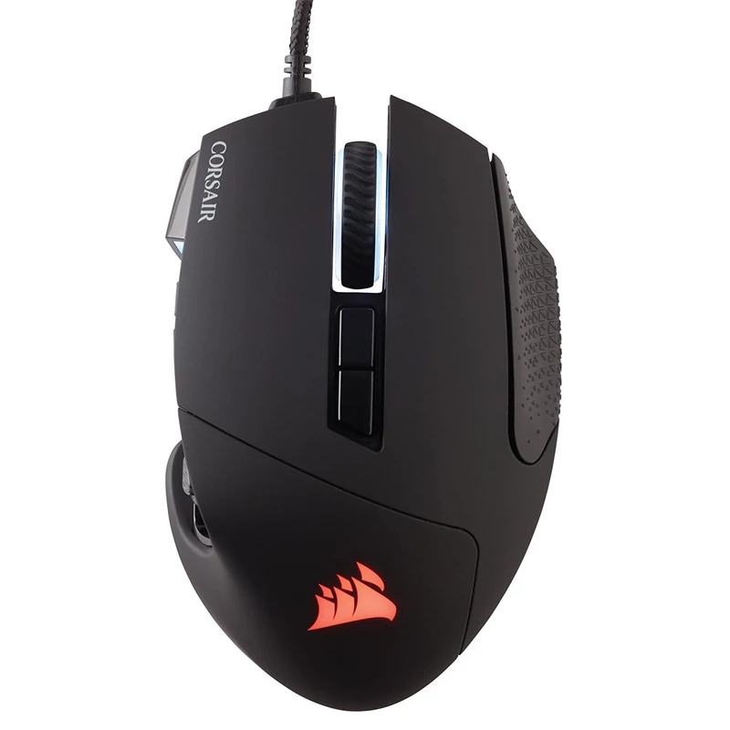 Corsair Scimitar PRO RGB MMO / MOBA Gaming optikai egér - Fekete (CH-9304111-EU)